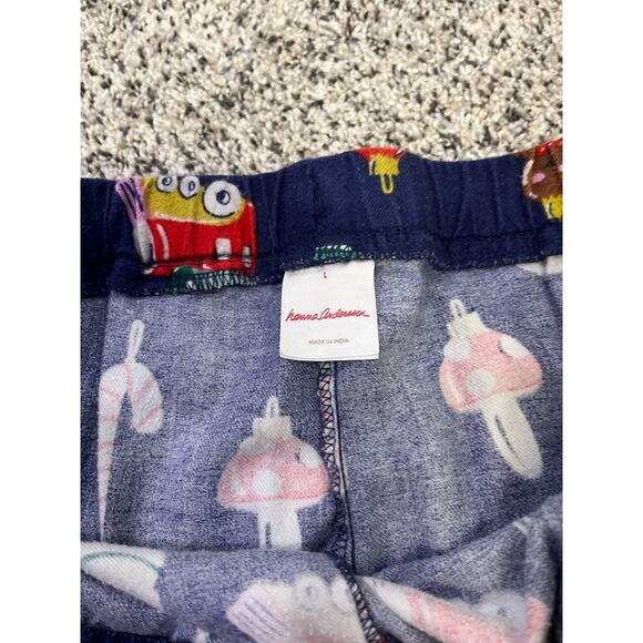 Hanna Andersson Women’s Christmas Holiday Pajama Pants Size L Heirloom Ornaments - Picture 6 of 9